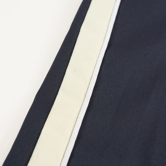 Zara Wide Leg Navy Blue Side Striped Trouser Tracker Pants Womens Sz S - Picture 10 of 14